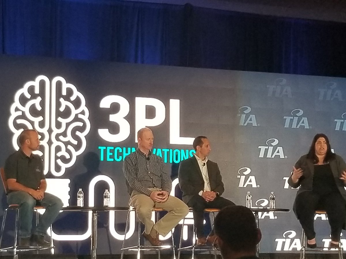 tianetdotorg's tweet photo. Real-world examples and solutions on how 3PLs are solving problems with technology at #TIA2019TECH. This fantastic panel includes Jerel Byrd, Cerasis; Chris DeMillo, Leonard’s Express; Walter Mitchell, Teknowlogi; and Sarah Newman, MegaCorp Logistics, LLC. https://t.co/kT5lp3xw7A