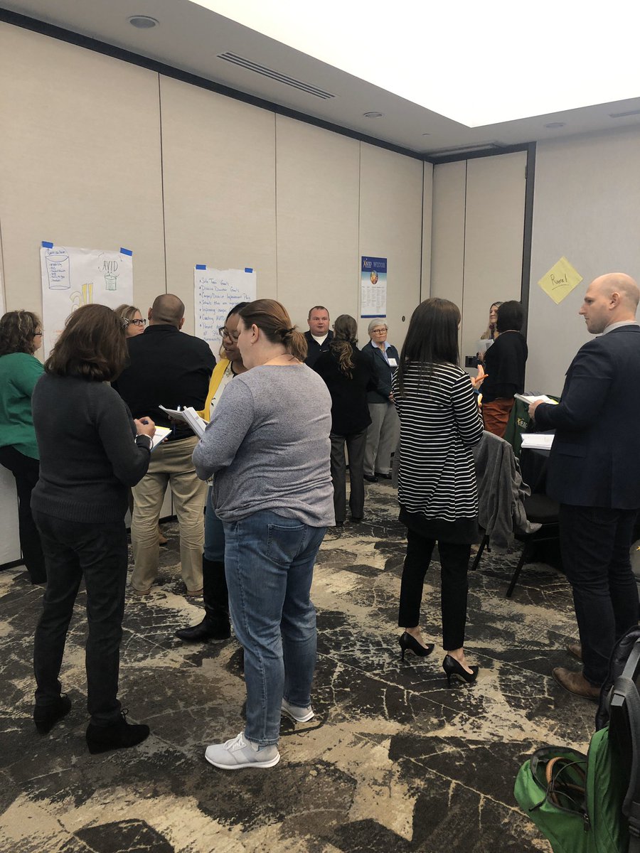 AVID District Directors discuss alignment of AVID and district initiatives #leadership #systems #studentsuccess
