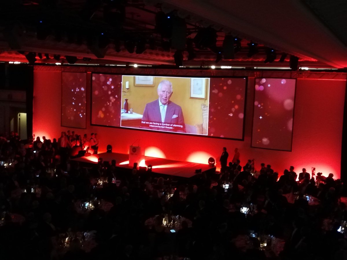 actupdate's tweet photo. We are delighted to open the dinner with a greeting from HRH The Prince of Wales. 
https://t.co/dPUAUjV8gX @princesa4s 

#ACTdinner #ACTweare40 #treasurynetwork #network #treasury #finance #dinner https://t.co/BatrzORTlg