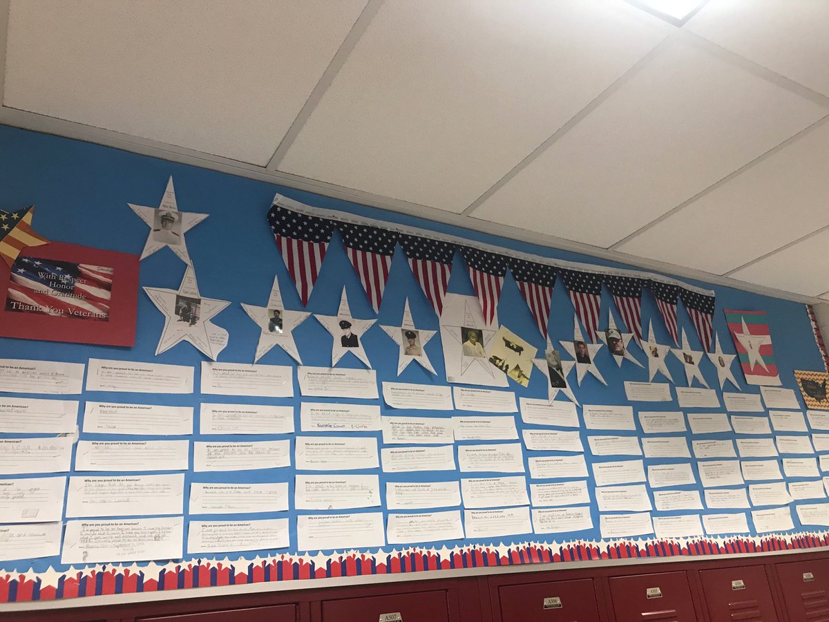 Storm Chasers celebrated Veteran’s Day by talking about our Veterans and making cards for local Veterans. #SkyviewUpperElementary #Veterans