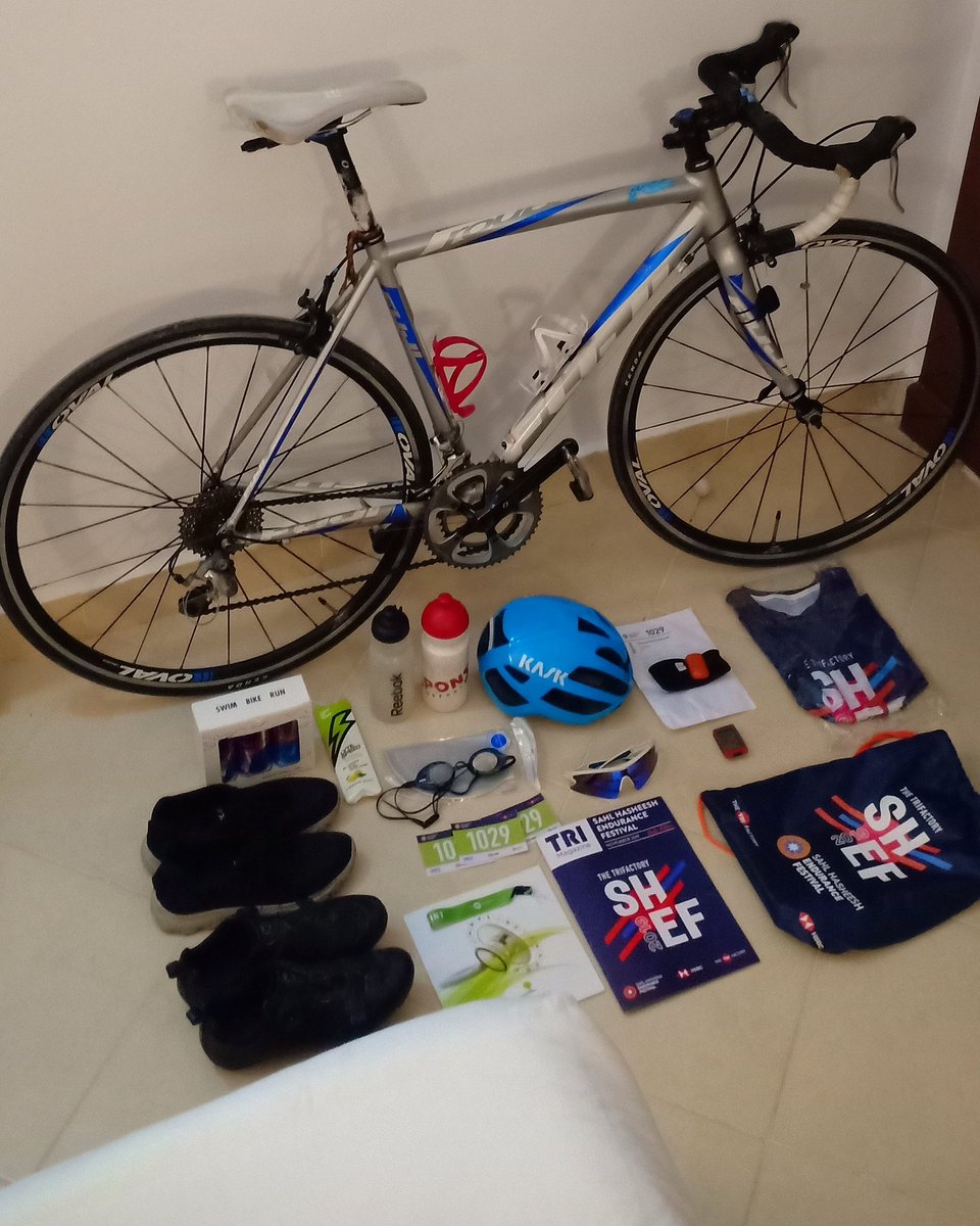 Mohamed10292707's tweet photo. Ready for
tomorrow's race 💪
Wish me luck 🙏
#thetrifactory
#sahlhashesh
#triathlon https://t.co/k7f5BuZc4P