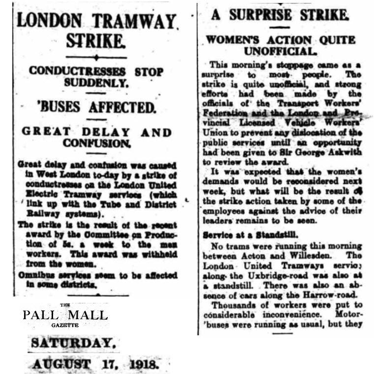 5. And it also created to a female workforce large enough that an argument over a wage increase in a Willesden bus garage could cripple the entire London transport system before spreading around the country.