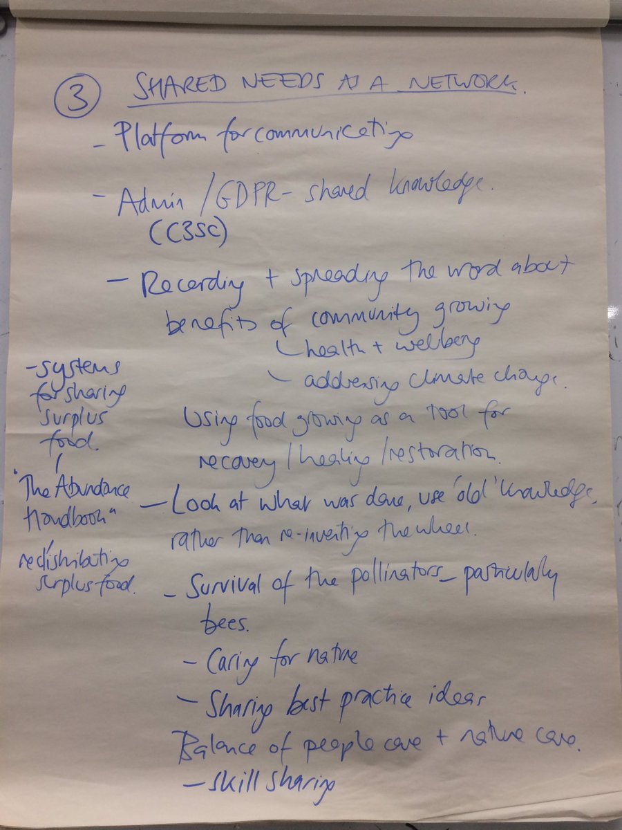 Fabulous feedback from the discussions at #EdibleCardiff Lots to consider to create a strong effective network going forward @FCFCGWales @fairfoodcardiff @GrowCardiff @PearlCCostello @EggSeeds