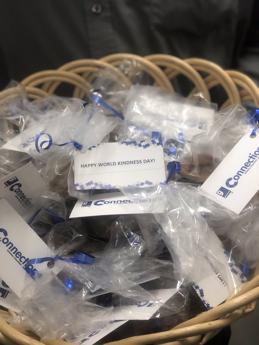 Goodwillconnect's tweet image. Goodwill Connections was out and about today celebrating and promoting World Kindness Day. 
#worldkindnessday2019
#randomactsofkindness
#bekindeveryday