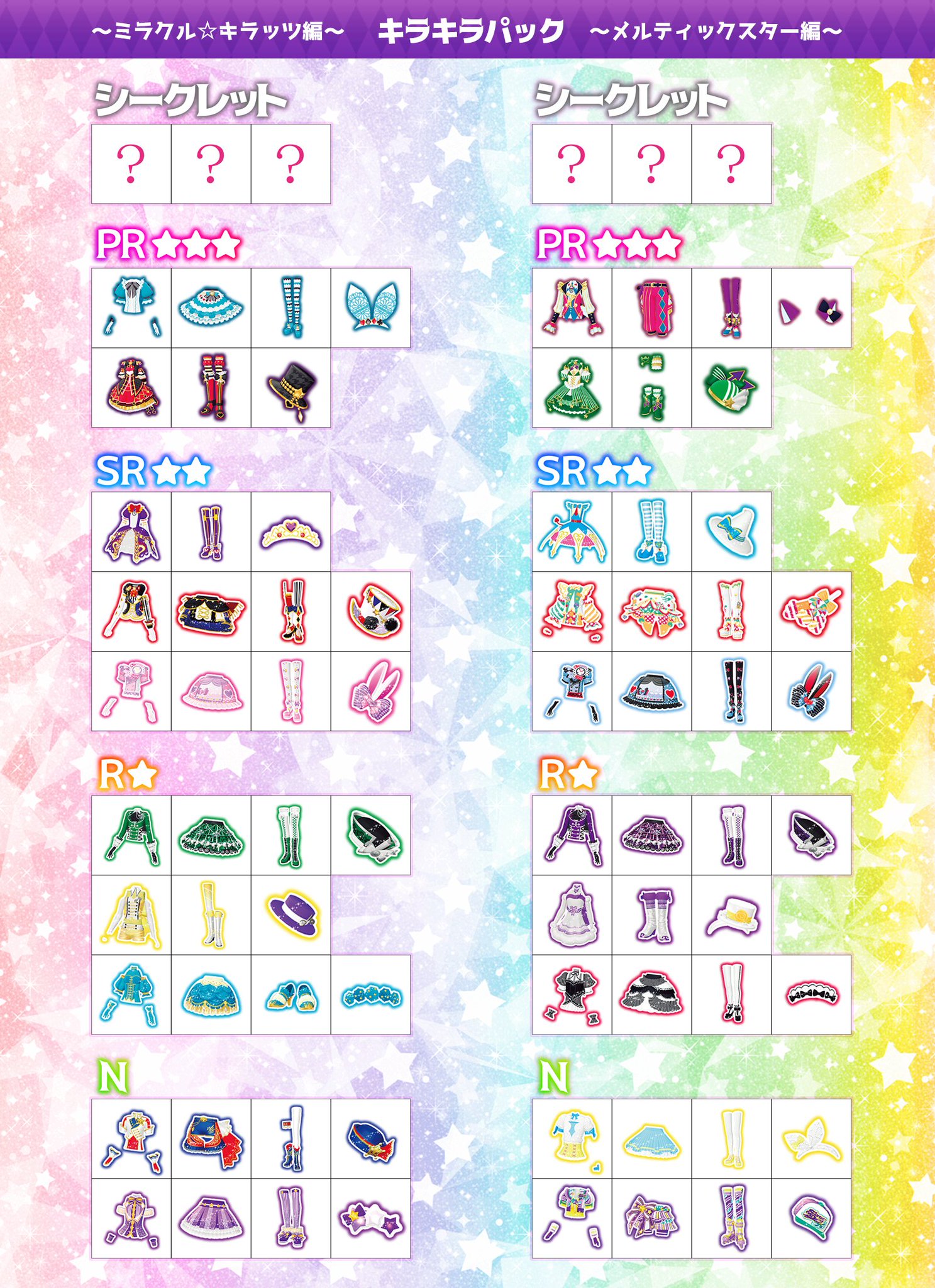 プリチャン N-SRまとめ すくな
