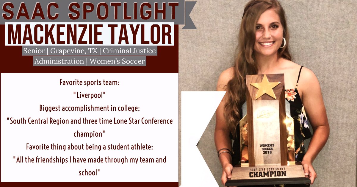 SaacWtamu's tweet photo. 🌟MacKenzie Taylor🌟

With 75 starts and the third lady buff to reach 6000 minutes, MacKenzie has her name all over the WT record books!! She is a committed Vice President to SAAC and never fails to light up the room with her smile and laughter😄

Here’s some more about our VP.. https://t.co/8AOmz5lQeG