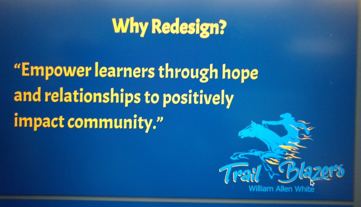 VSchweinler's tweet photo. WAW staff presenting at the BOE meeting on their redesign efforts. Wonderful presentation! #TrailBlazersRock #StudentsEngaged #EmporiaProud @TellKirk @WAWschool https://t.co/UZwPwdu1wC