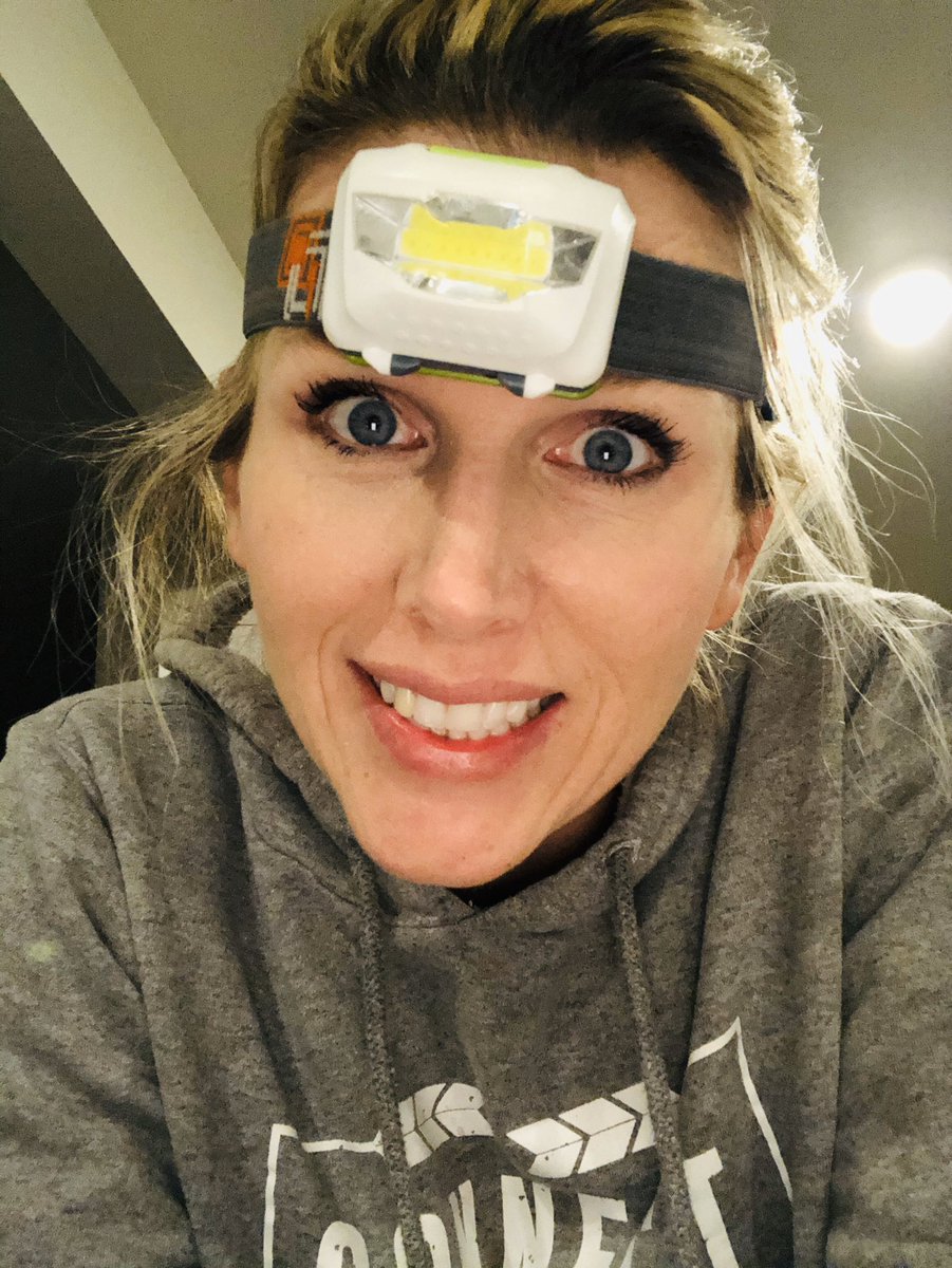LaceyRhea's tweet photo. This is the trendy new look you sport when you Traeger 80% of suppers, and never in the daylight. #itscalledstyle #lookitup https://t.co/6f67e0FWwf