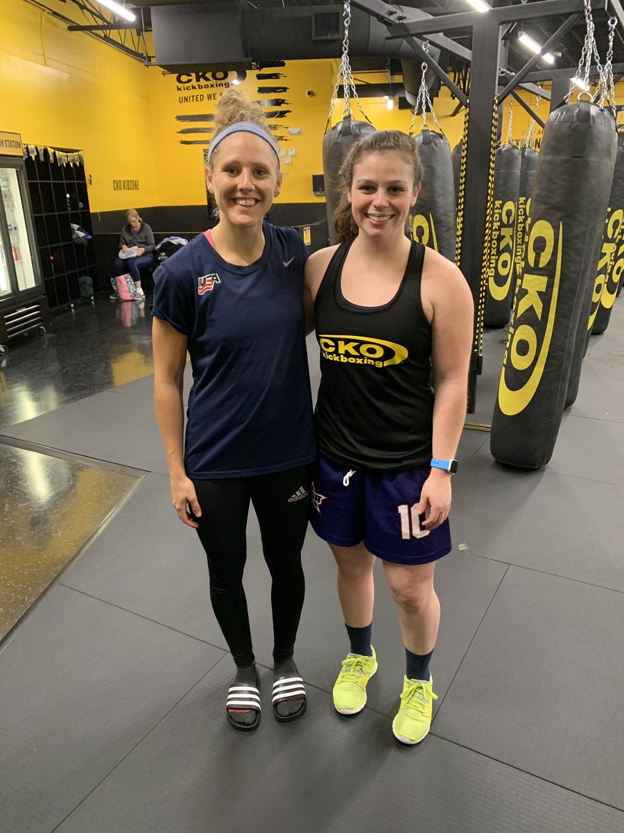 Thanks for the great workout <a href="/cmurphsmurph10/">Colleen Murphy</a> and <a href="/ckokickboxing/">CKO Kickboxing</a>! 🥊