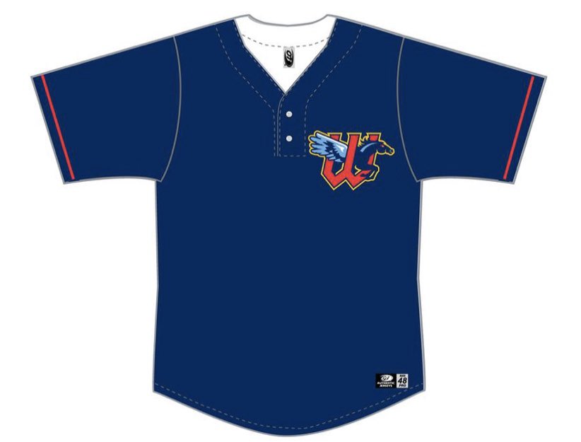 FOFProspects's tweet image. These are the @WindSurgeIct’s home white and road gray jerseys along with two alternates.

#Marlins | #RepYour2020