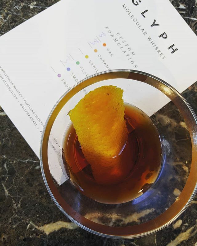 Better_Cocktail's tweet photo. Just checked out the @glyphwhiskey booth at @pdxcw. Interesting product that doesn't see the inside of a barrel. #pdxcw #whiskey https://t.co/rLW7z1VgUr https://t.co/WBdr0AKQZ2