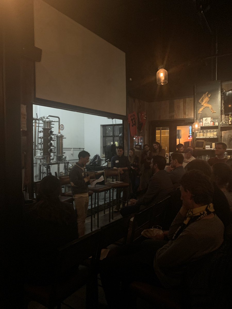 bridgethecitywi's tweet photo. Andrew Yaspan of @codeformke speaking about the power of tech to influence civic engagement and our community here in Milwaukee. #PoliticalOpenMic https://t.co/UODHiysuVF