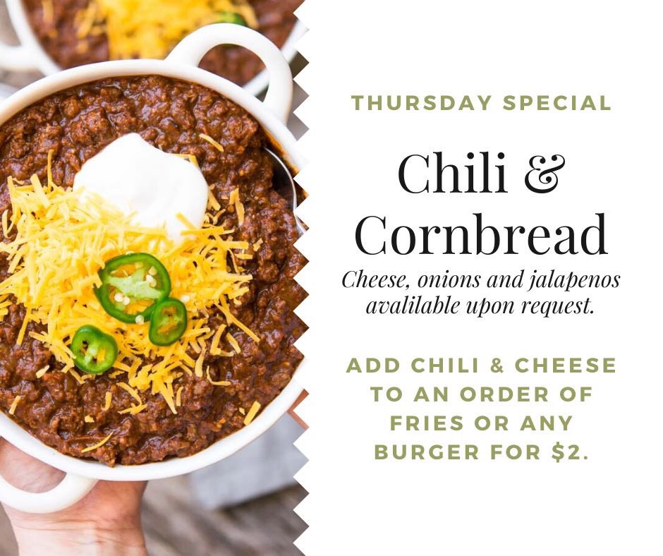 CenTexFeedLot's tweet photo. We'll have chili with cornbread on special all day this Thursday (while supplies last). Come getcha some! https://t.co/RTVANIQ2ba