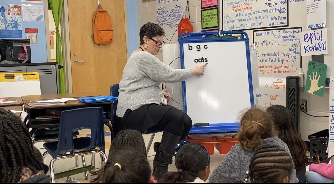 So thankful to have <a href="/DrBrandiMassey/">Dr. Brandi Massey</a> supporting us <a href="/GroveElementary/">GroveElementary</a>!! Today she modeled guided reading and word study lessons for our 3rd grade team. 📚 We appreciate all that you do Brandi!! <a href="/whitneegrant/">Whitnee Grant</a> @maemae5290 <a href="/MsWilsonGrade3/">Katherine Wilson</a>