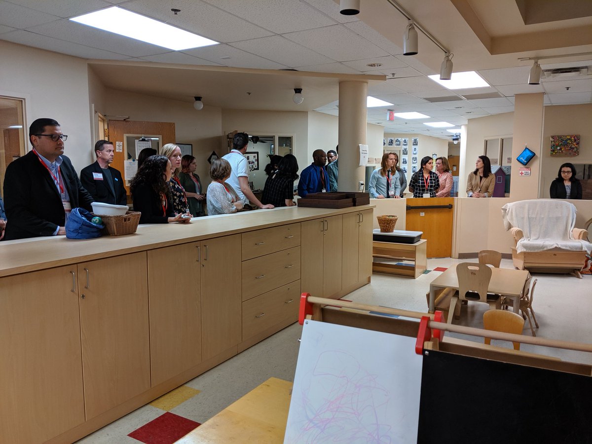 VLeadership's tweet photo. Thank you to #VLAlumni Class 32 Tina Lopez, current #VLInstitute Class 41 member @torrietaj, and the @ChildCrisisAriz team for letting us tour your #preschool &amp; family resource center, vital components to the Garfield community &amp; families who rely on your services. #LeadingAZ https://t.co/zktAXFDGqJ