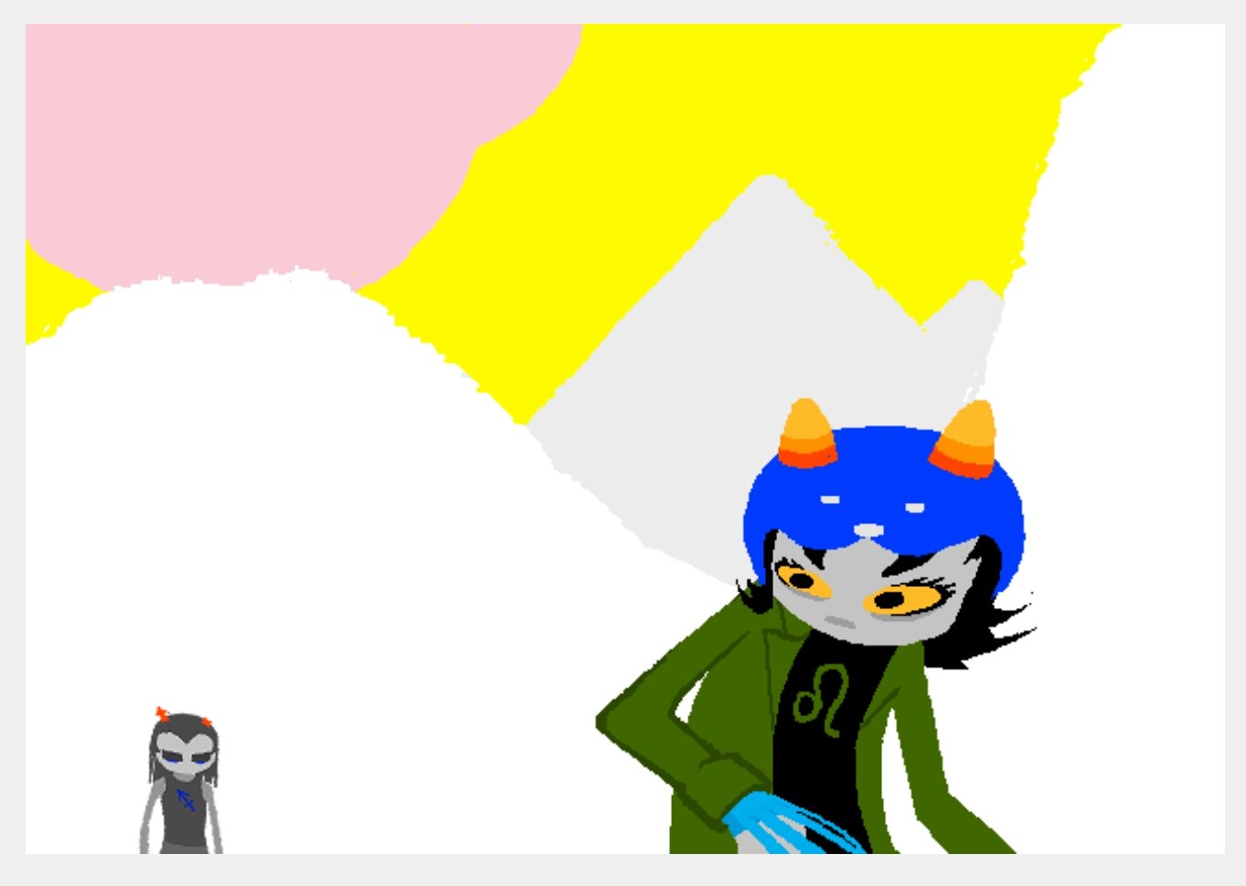 Homestuck Эквиус gif