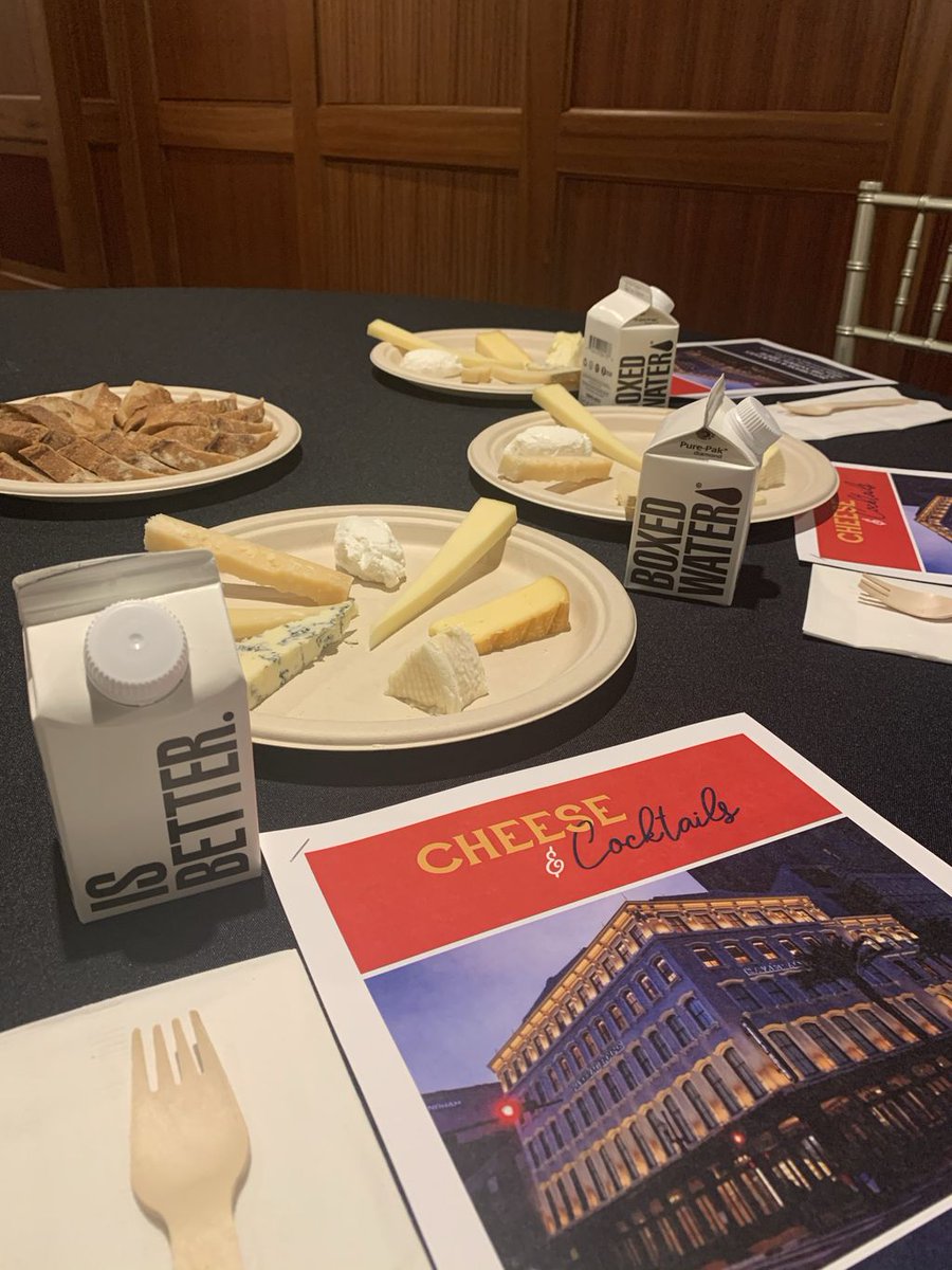 nolacheesefest's tweet photo. Our exclusive Cheese &amp; Cocktails class is about to begin. Tune in on Facebook and Instagram for live footage 🧀🍸 #NOLACheeseFest 

P.S. if you have not checked out the new Sazerac House museum yet: DO IT! https://t.co/QRnrPFz69F