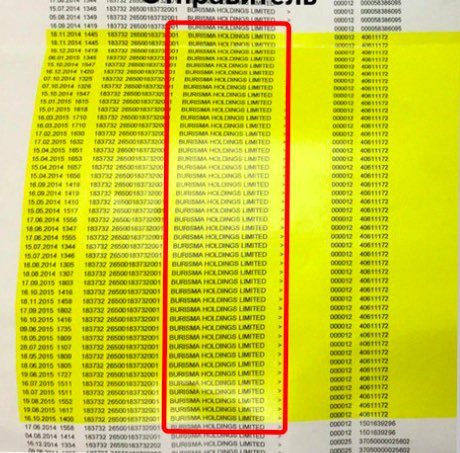 Leaked transaction and bank records indicate an influx of large payments from Ukrainian energy company Burisma Holdings Limited to Rosemont Seneca Bohai LLC, in what appears to be monthly payments of $83,333.33.