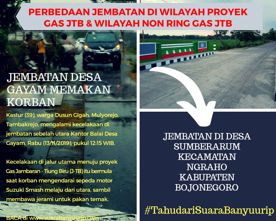 kakdidik13's tweet photo. Jembatan Viral di Wilayah menuju Migas Jambaran - Tiung Biru (J-TB)
https://t.co/hGkK5jJZIj

via @suarabanyuurip CC @HumasSKKMigas @jokowi @pertamina 

#JembatanViral di #Bojonegoro https://t.co/x7q94CYzto