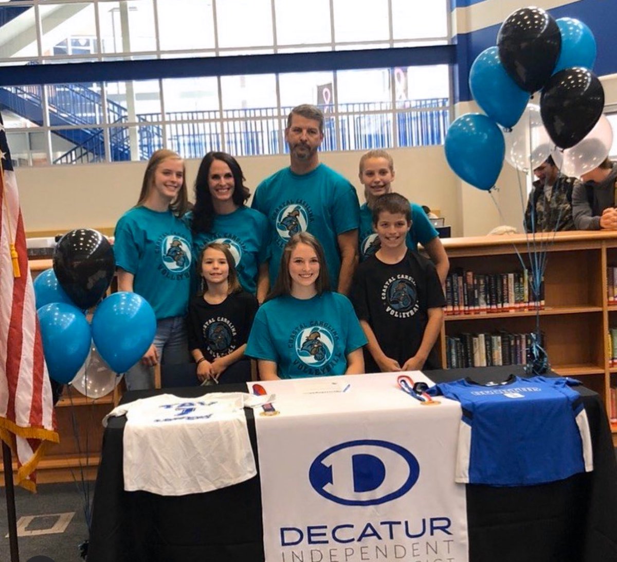 TAVVolleyball's tweet photo. Congrats to #TAV18Blue SR @MadisonLowery02 on her signing with @CoastalVball! #GoTAV https://t.co/qtiusS0jAm