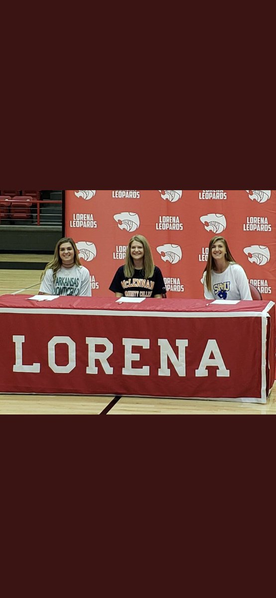 Lady_Leopard_BB's tweet photo. Congrats to Sara, Madison, and Jordyn on signing Letter of Intent today! Really proud of you guys https://t.co/9qbgZ6ASVL