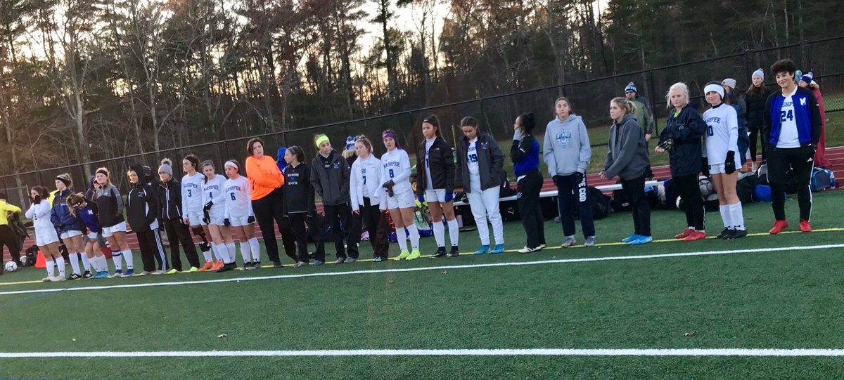 MHSGuidance1's tweet photo. Congratulations ⁦@Mashpee_GSoccer⁩ way to give your all as a team from August-November #SunshineToCold #BeautifulBlueNation💙 https://t.co/LXqo6QYvDB
