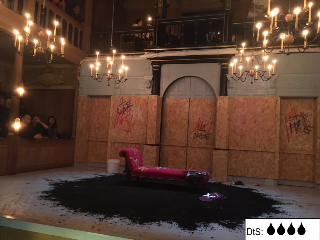 DrowntheS's tweet photo. “A Seductive and Savage Tyranny” - Read our review of the Globe’s Richard III @   https://t.co/jYYyByZxo5 #shakespearesglobe #globetheatre #RichardIII https://t.co/79fgfkYDAv