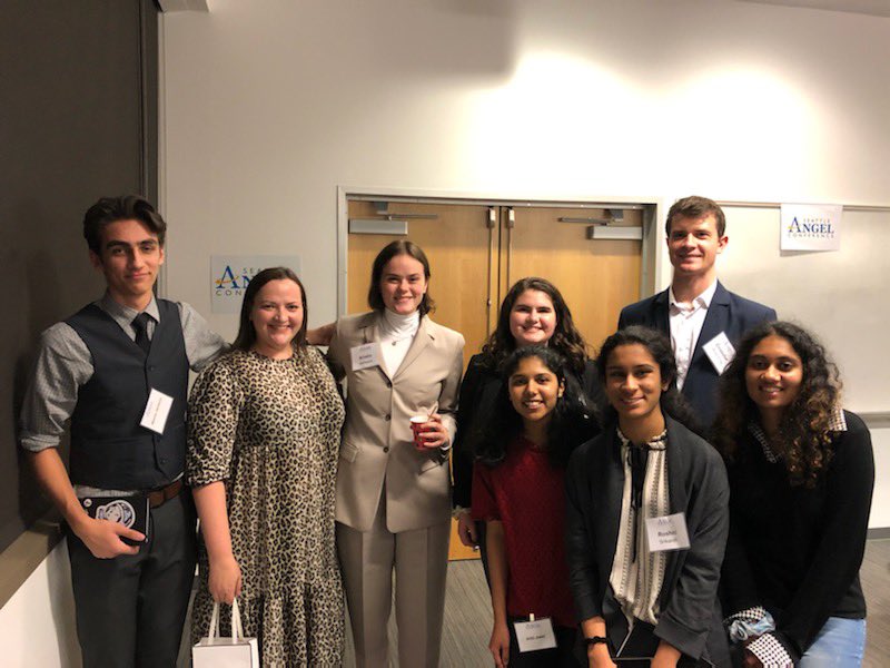 STEMstartups's tweet photo. Got an interview with @LeslieFeinzaig extremely inspiring speech and were very fortunate to have had her as our keynote speaker! #entrepreneur #businesslife https://t.co/5FMmNUO5ht