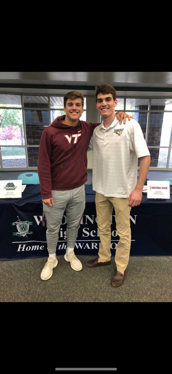 Weddington Football (@bigdubfootball) on Twitter photo Congrats to <a href="/dustinmercer19/">Dustin mercer</a> and <a href="/ColbyBarsz/">Colby Barsz</a> for signing today!! Dusty will play baseball at Virginia Tech and Colby lacrosse at Towson! So proud of you guys! #twosportathletes Congrats to <a href="/dustinmercer19/">Dustin mercer</a> and <a href="/ColbyBarsz/">Colby Barsz</a> for signing today!! Dusty will play baseball at Virginia Tech and Colby lacrosse at Towson! So proud of you guys! #twosportathletes