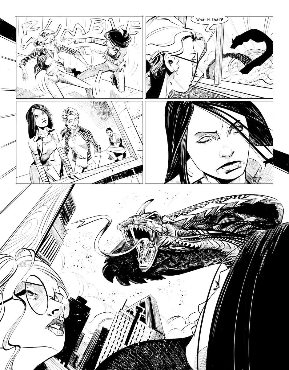 alanowbarnes's tweet photo. Black Land page 24...pretty sure this mummy book will be finished mid-February. Uncertain when it’ll be published, but I’ll keep ya posted. #mummy #monsters #comicart #horrorcomics https://t.co/79Nx1UU8U5
