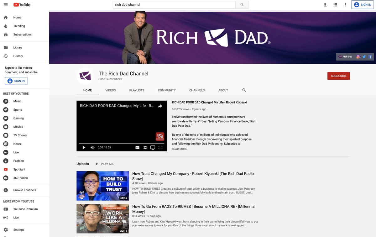 kimkiyosaki's tweet photo. Please help us reach 1,000,000 subscribers on the Rich Dad  Youtube Channel!! https://t.co/VZ0O7Frei6   #1million  #richdad https://t.co/lotnEtAhhd