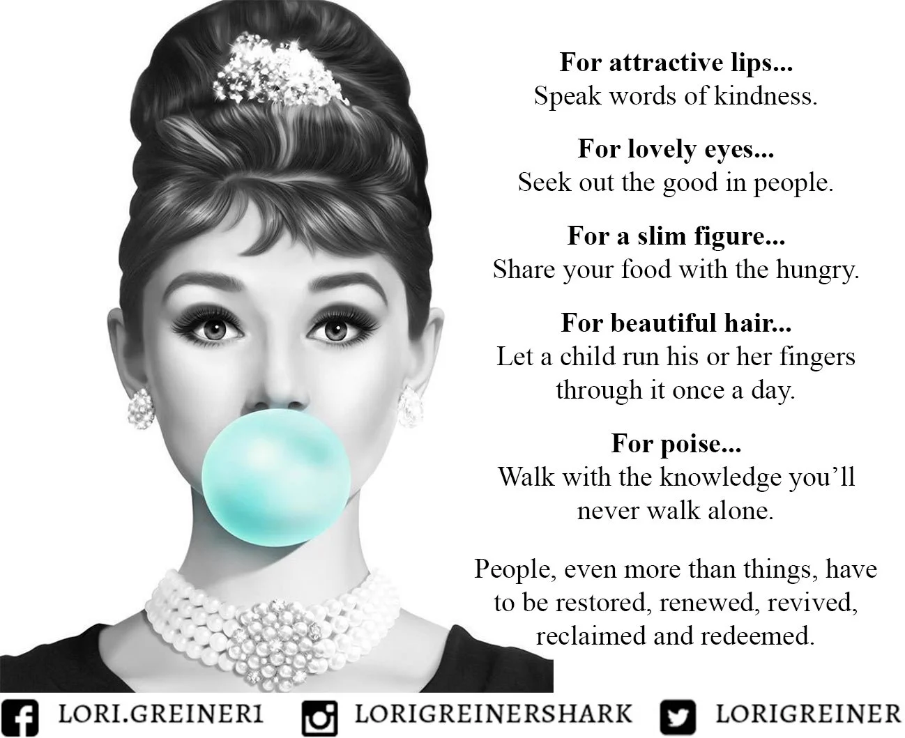 HEPBURN ヘップバーンSay Small Words Under Gain Lori Greiner on X: 