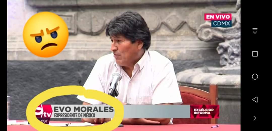 andrearamirezl's tweet photo. Pescotis! Ya sabemos que fuiste a robar a#México. Quítate las mañas hombre! Nos haces quedar mal...🙄 #BoliviaLibreyDemocratica https://t.co/qjjWz8aWtc
