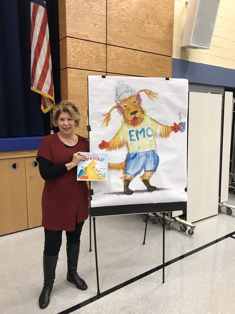 DrReadMore's tweet photo. Author and illustrator, Val Jones visited EMC.  Children learned that it's easier to write about topics you know a lot about! #@SASD_EMC #everypothasalid https://t.co/lUip9bUZss