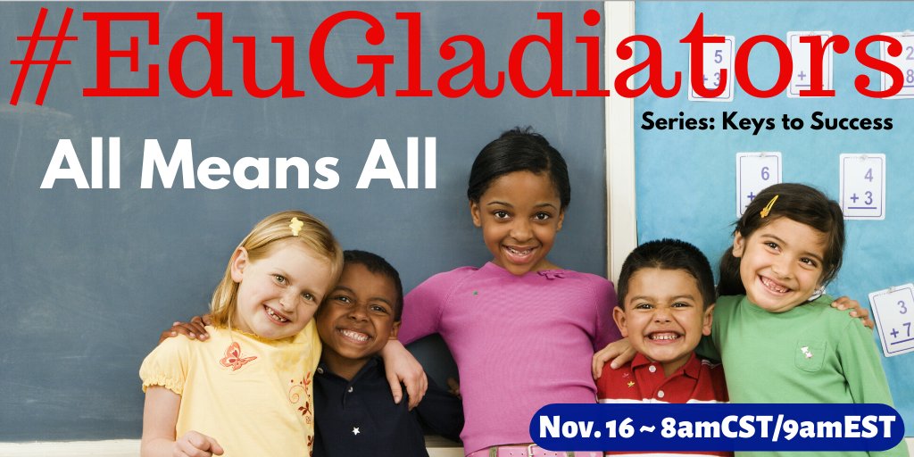 realtalkedu_'s tweet image. SATURDAY #EduGladiators chat uncovers the academic inequalities often masked behind “all students” concept! Join us!

#ASCDL2L @ASCD @PASCD #forsythpln #EdCampLeadNJ #KidsDeserveIt  #weteachun #suptchat #BeTheOne #wcpsschat #miched ##PASCDchat #FlipgridAR #Fledchat #2ndchat