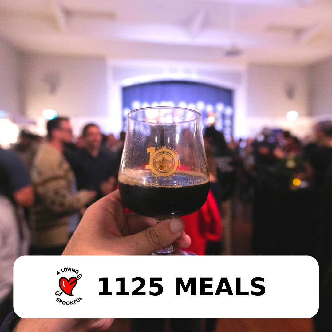 BC Beer Awards (@bcbeerawards) on Twitter photo What does $832 Coat Check + $3165 Brewery Donations = to?
1125 <a href="/alovingspoonful/">A Loving Spoonful</a> meals! This amazing contribution allows A Loving Spoonful to continue to provide fresh, healthy food to individuals & families who have HIV and coexisting illnesses in the Lower Mainland. 🍻 #bcbaX What does $832 Coat Check + $3165 Brewery Donations = to?
1125 <a href="/alovingspoonful/">A Loving Spoonful</a> meals! This amazing contribution allows A Loving Spoonful to continue to provide fresh, healthy food to individuals & families who have HIV and coexisting illnesses in the Lower Mainland. 🍻 #bcbaX