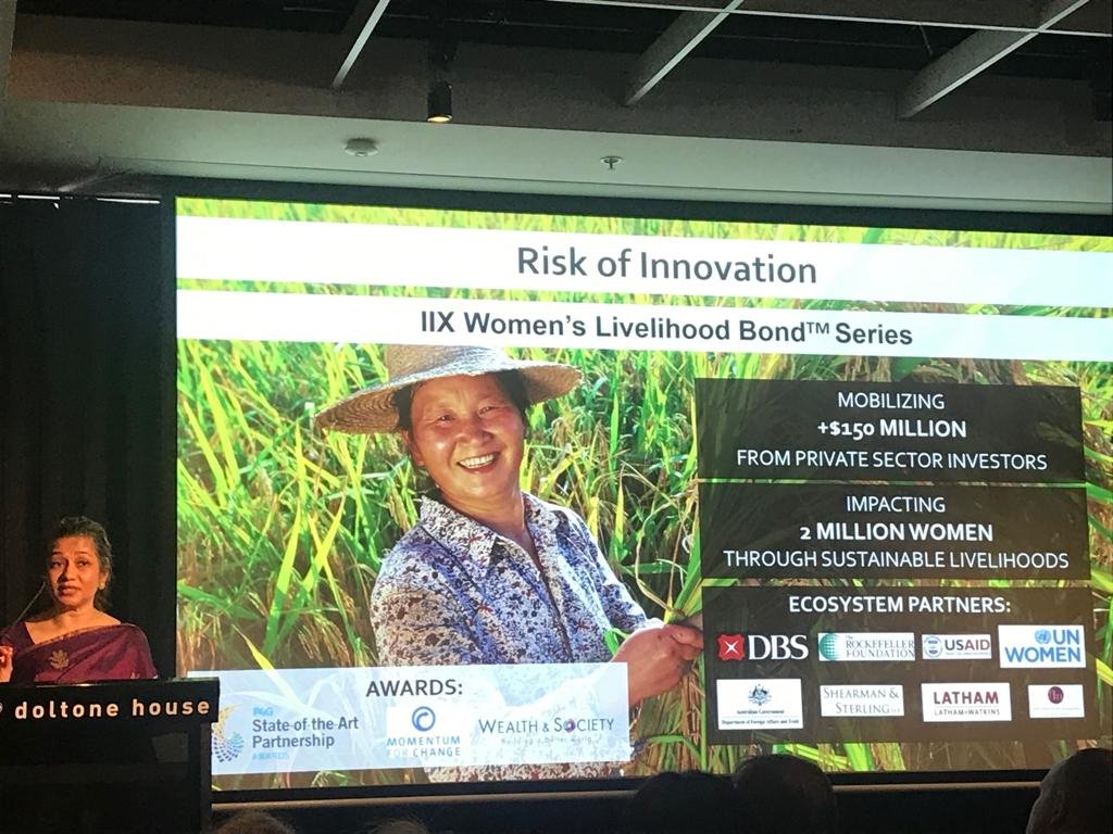 IIXglobal's tweet photo. It's all about daring to take #risk--our Founder and CEO @durreen gave the Keynote Speech at the second day of @impactasiapac in #Sydney. What are you willing to do to create impact for millions of underserved across the world? https://t.co/g0fYXKwm7r