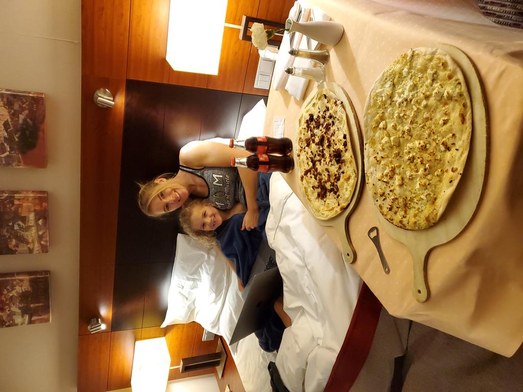 LimitlessMacey's tweet photo. Making towns with hot cocoa, coffee and late night post show pizzas.βπ
#LikeALady #WWEGermany #LimitlessLady #MamaMode #Family #Blessed #Thankful https://t.co/sNj4kS5DD5