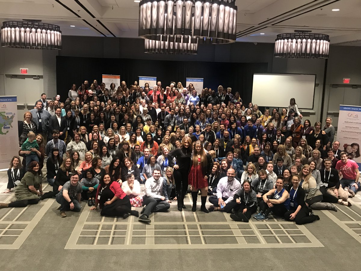 GiGis_Playhouse's tweet photo. WOW. GiGi's Playhouse hosted the LARGEST conference dedicated to Down syndrome! Over 300 attendees, representing 60 Playhouses, across 2 countries, came together with 1 voice sending a global message of acceptance for all. #GiGisPlayhouse #GiGisConference2019 #StrongerTogether https://t.co/ih28rh5ZLF