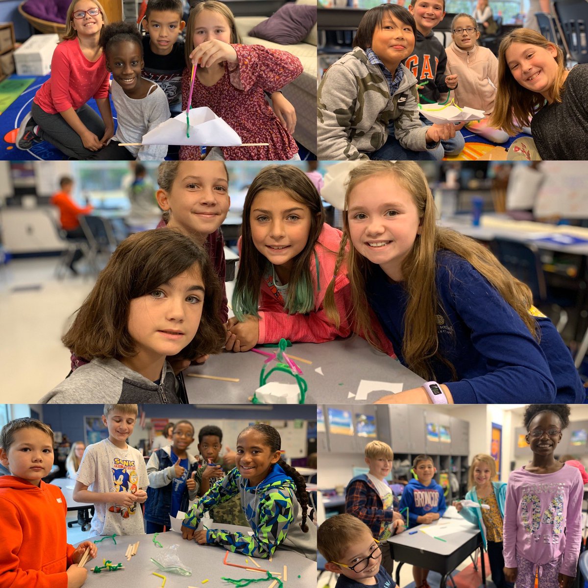 CCPSTeacher's tweet photo. Stem in a box lesson fun with my 4th graders! Thanks @LBDonatelli for the help! @BMESEagles #bmesinnovates #engageycsd @dreitzbmes @chrissyrwagner @cgonzalezvega https://t.co/eMAUt7VaS5