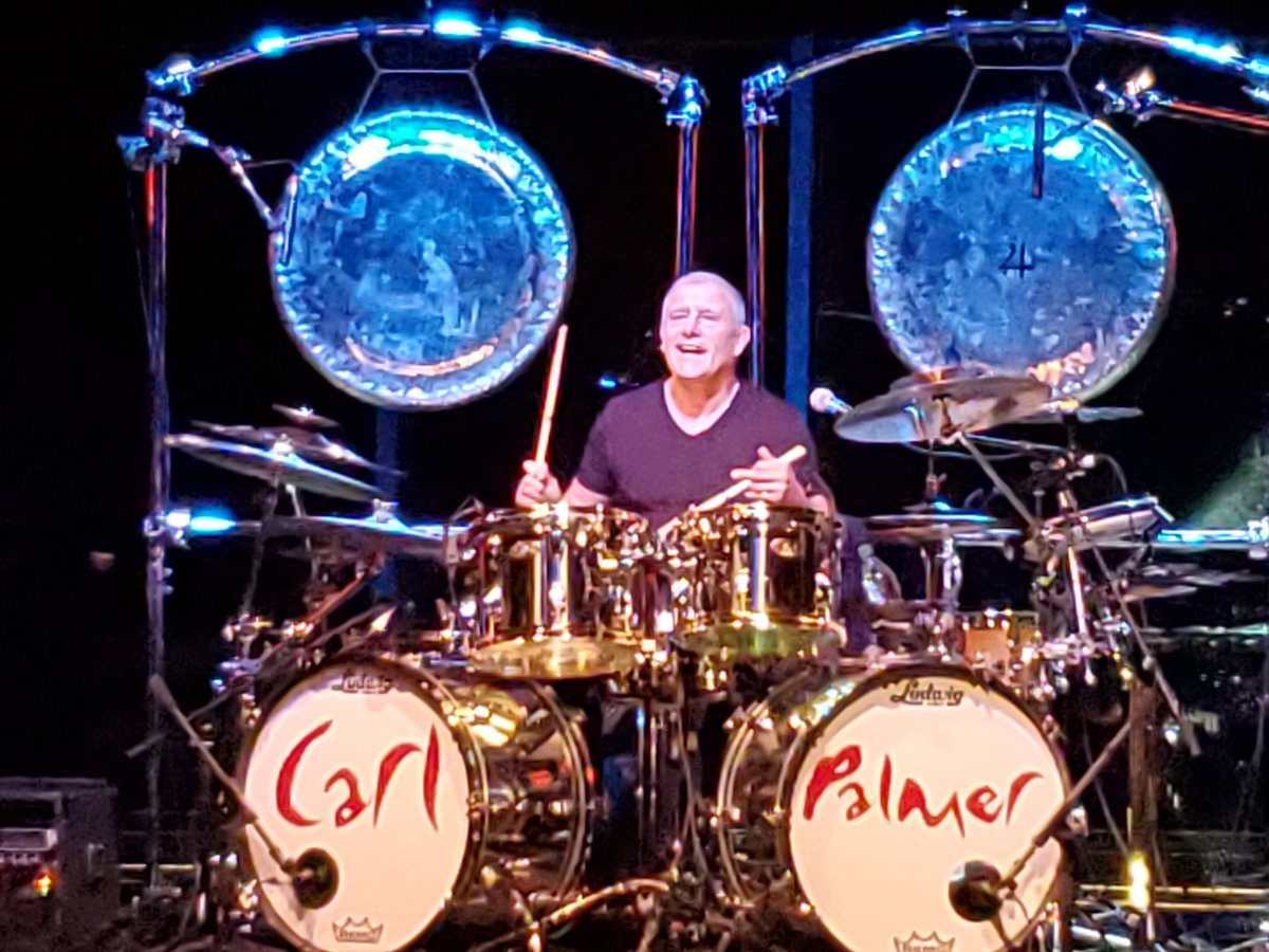 Edconcert's tweet photo. One of the greatest drummers ever @ELP_carl keeping the incredible music of Emerson Lake & Palmer alive! #WelcomeBackMyFriends to @SteelStacks such a great show! https://t.co/33eYqeNYgS