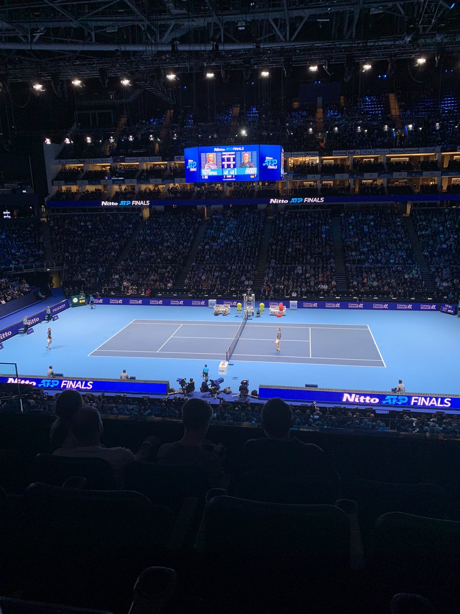 FlexUTD's tweet photo. Enjoying the @atptour in the best seats in the house courtesy of @O2sports 👌🏾🔥🎾 #o2sports #NittoATPFinals https://t.co/rUlJBh7wWR