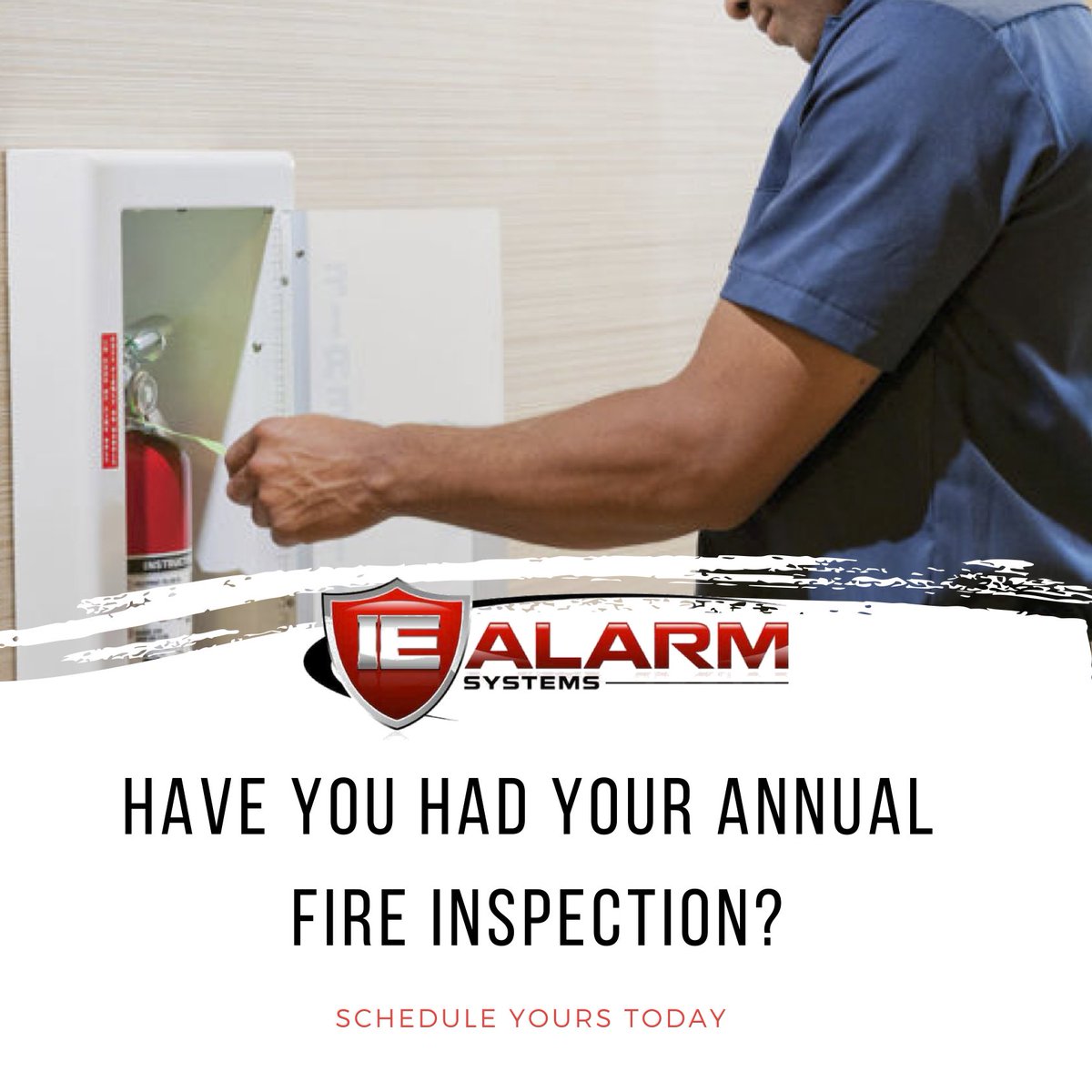 IEAlarmSystems's tweet photo. Annual Fire Inspections are vital! Failing to ensure the proper function of your -Fire Protection Systems - could cost you:
🔥Major property damage
🔥Restoration costs
🔥Insurance Claims
🔥Potential Fines
🔥Or in worst cases, major injuries or fatalities. https://t.co/kUgZVm1tX0