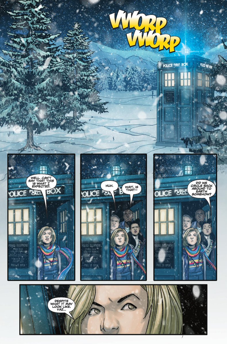 Doctor Who Comic Art tweet media