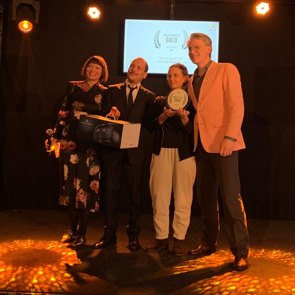 BacklightParis's tweet photo. And winning GOLD for #TheScreamVR @VRAwards
So proud of this experience. #art #munch #vr https://t.co/wlDphMueSe