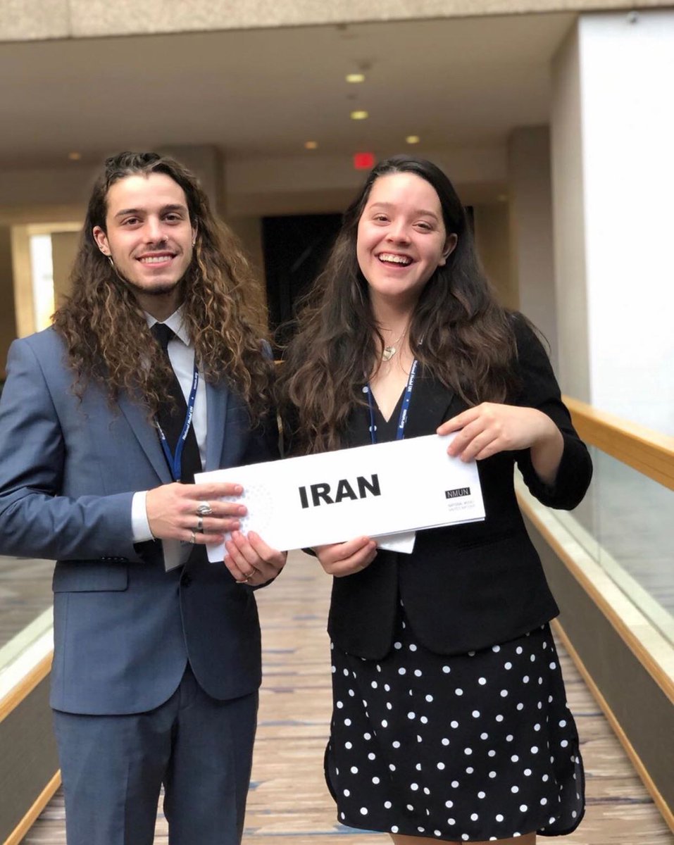 WesternColoU's tweet photo. The @WesternModelUN team recently competed at the National Model UN in Washington D.C. 👏 Congrats to students Max Parker and Christine Spiers for winning awards on their position papers as delegates for the United Nations High Commissioner for Refugees! #DiscoverWestern #ModelUN https://t.co/66uqU5Oolm