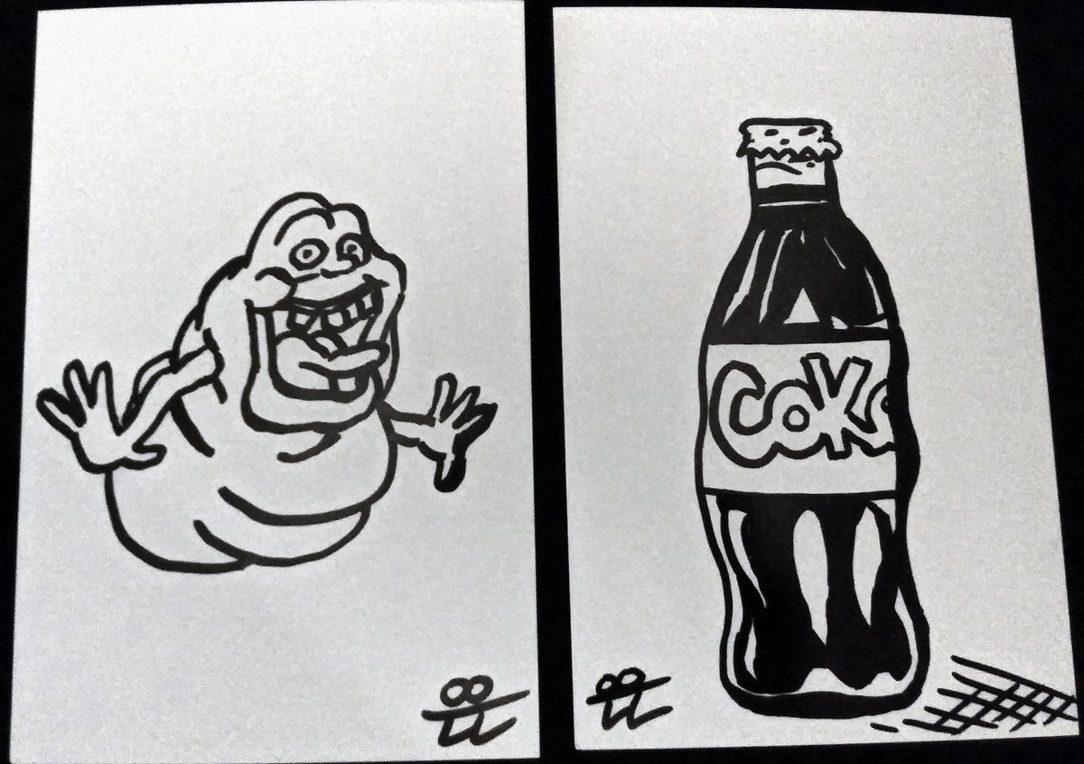 BarrenSloppy's tweet photo. Thirsty Slimer
Sharpie scribbles of a Coke bottle and fan art of Slimer from Ghostbusters.
.
.
.
#sharpiescribbles #sharpieart #ghostbustersfanart #ghost #slimer #gogreen #slime #coke #soda #pop #cocacola #thirsty #ghostbusters #wednesday #humpday https://t.co/DUjfj41bp0