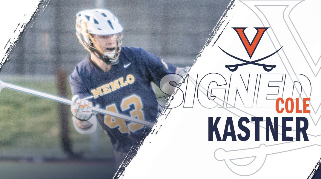 UVAMensLax's tweet photo. Welcome to the Family‼️

Cole Kastner (Palo Alto, Calif.) from the Menlo School has officially SIGNED ✍️ his NLI. #GoHoos https://t.co/cCg4LxZDmL