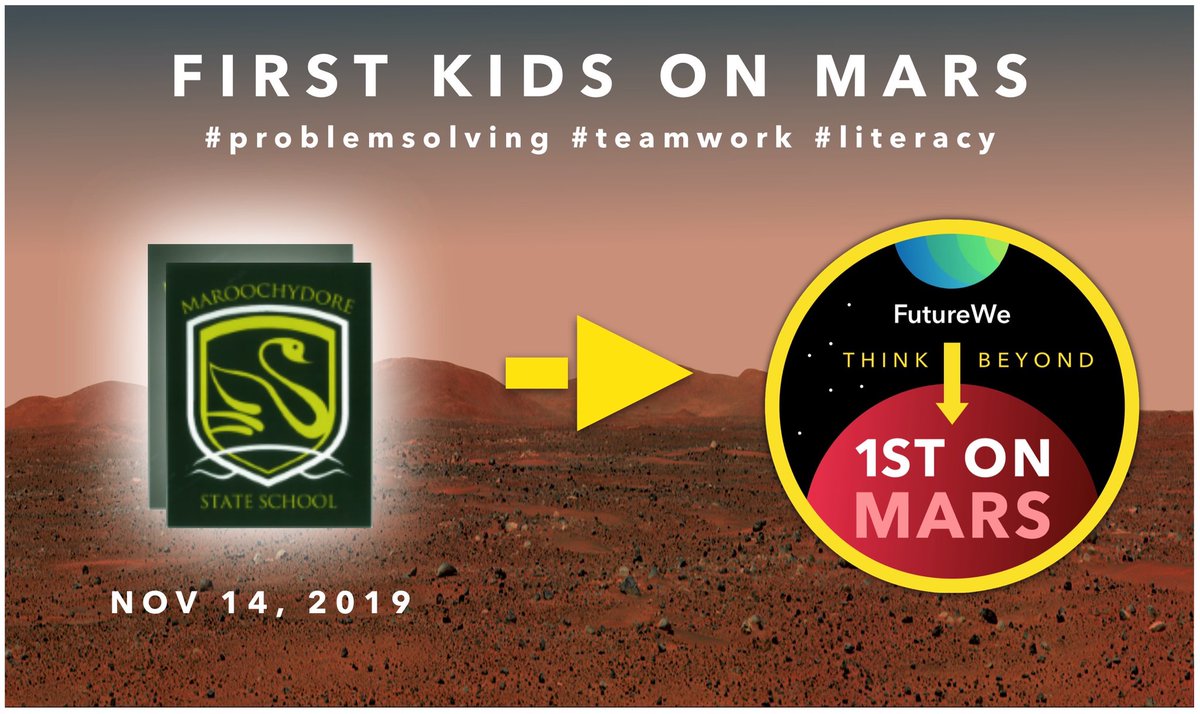 jnxyz's tweet photo. It’s off to Mars and Maroochydore State School I go!🔴🚀🙌🏼😀

#firstkidsonMars #creativeproblemsolving https://t.co/LyzEPkTaVG