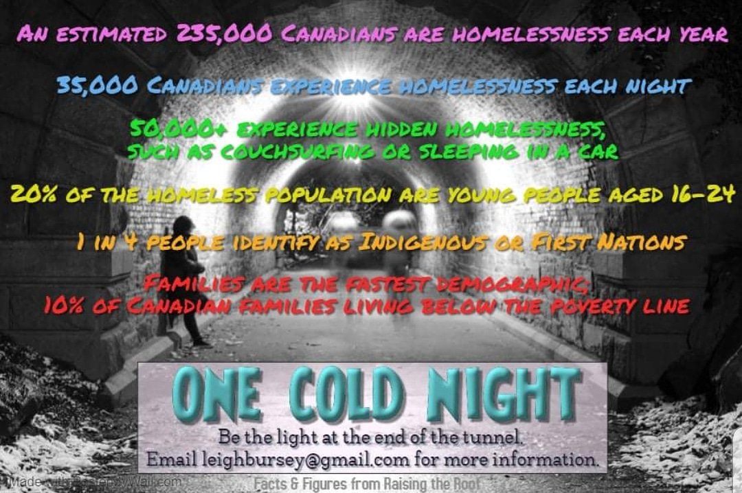 LeighBursey's tweet photo. Hope to see some friends out this Saturday at our #OneColdNight event in @BrockvilleON. Come join us.

https://t.co/CQvDMcI4JU https://t.co/y2TPscUqIY